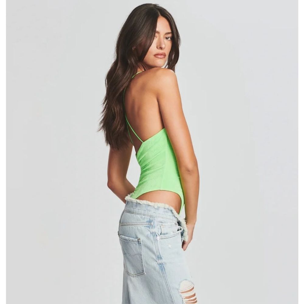 Ser.O.Ya Coral Bodysuit Lime Size M - Picture 6 of 10